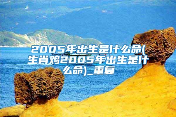 2005年出生是什么命(生肖鸡2005年出生是什么命)_重复