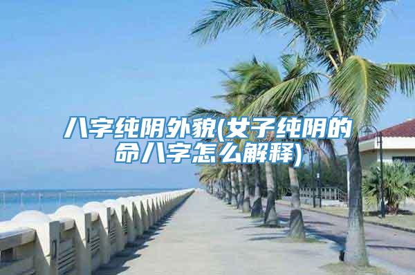 八字纯阴外貌(女子纯阴的命八字怎么解释)