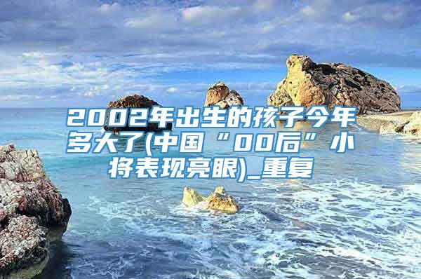 2002年出生的孩子今年多大了(中国“00后”小将表现亮眼)_重复