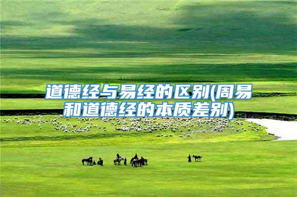 道德经与易经的区别(周易和道德经的本质差别)