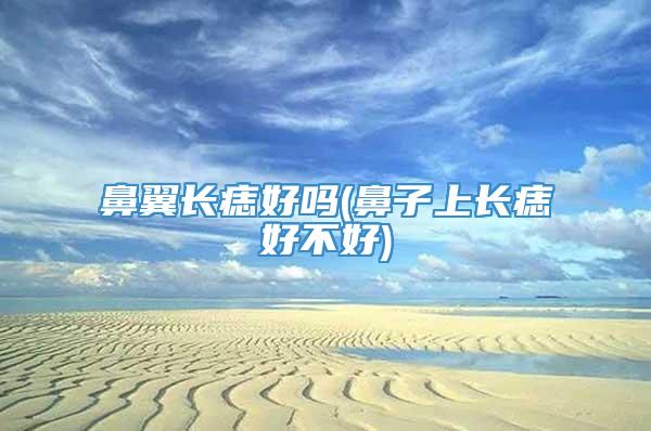 鼻翼长痣好吗(鼻子上长痣好不好)