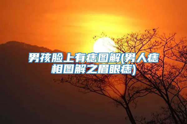 男孩脸上有痣图解(男人痣相图解之眉眼痣)