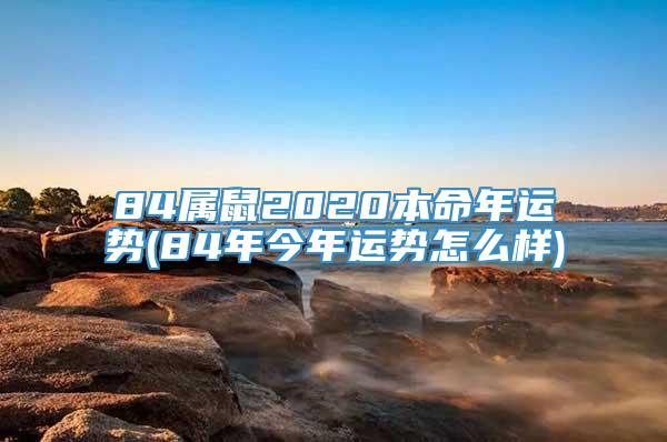 84属鼠2020本命年运势(84年今年运势怎么样)