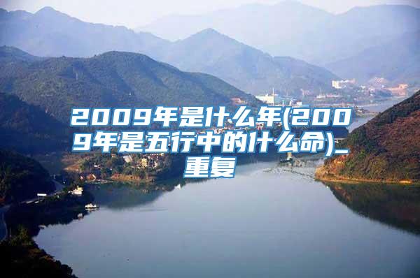 2009年是什么年(2009年是五行中的什么命)_重复
