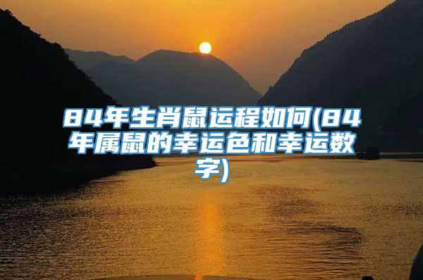 84年生肖鼠运程如何(84年属鼠的幸运色和幸运数字)