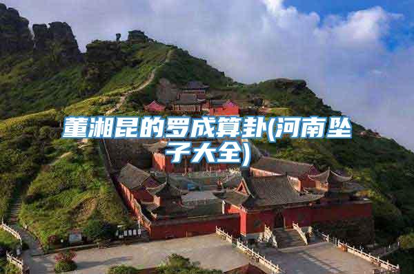 董湘昆的罗成算卦(河南坠子大全)
