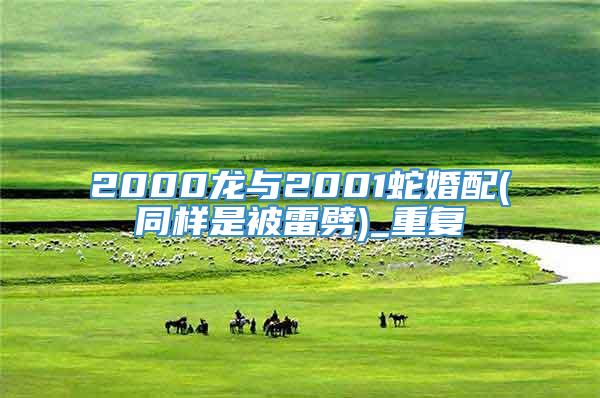 2000龙与2001蛇婚配(同样是被雷劈)_重复