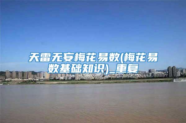天雷无妄梅花易数(梅花易数基础知识)_重复