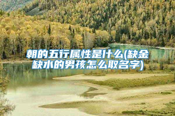 朝的五行属性是什么(缺金缺水的男孩怎么取名字)