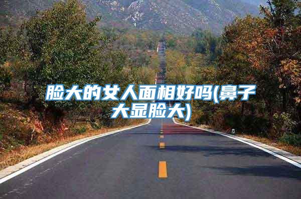 脸大的女人面相好吗(鼻子大显脸大)