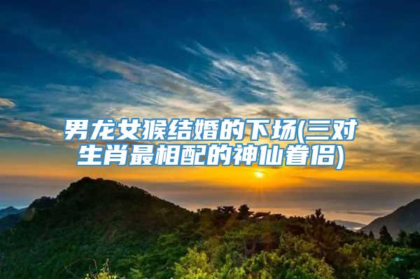 男龙女猴结婚的下场(三对生肖最相配的神仙眷侣)
