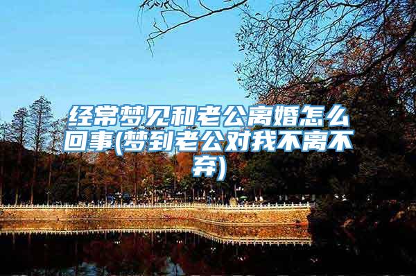 经常梦见和老公离婚怎么回事(梦到老公对我不离不弃)