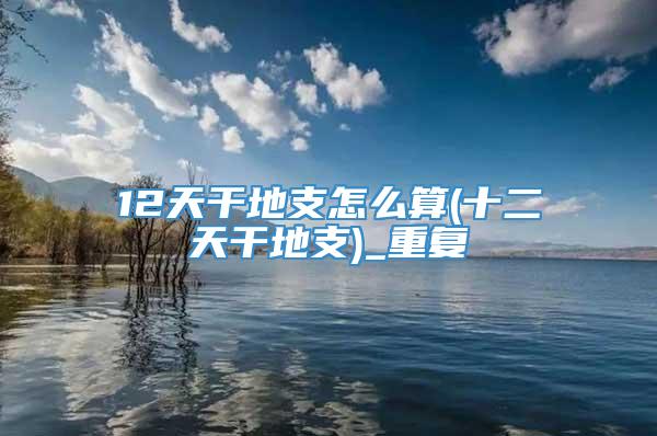 12天干地支怎么算(十二天干地支)_重复