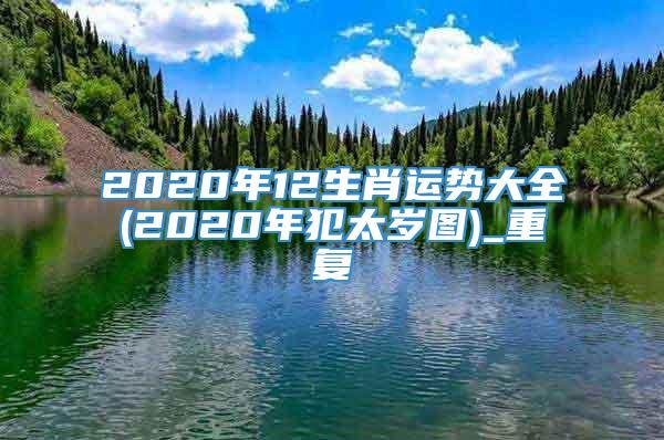 2020年12生肖运势大全(2020年犯太岁图)_重复