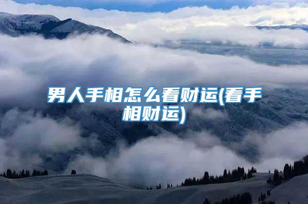男人手相怎么看财运(看手相财运)