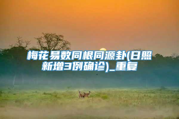 梅花易数同根同源卦(日照新增3例确诊)_重复