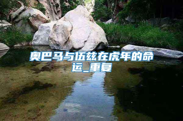 奥巴马与伍兹在虎年的命运_重复