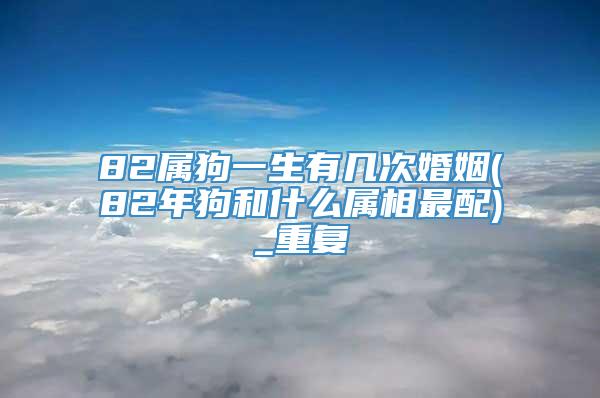 82属狗一生有几次婚姻(82年狗和什么属相最配)_重复