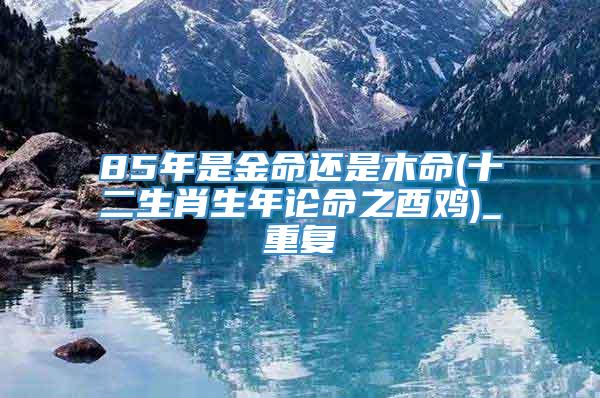 85年是金命还是木命(十二生肖生年论命之酉鸡)_重复
