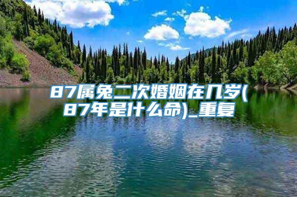 87属兔二次婚姻在几岁(87年是什么命)_重复
