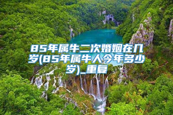 85年属牛二次婚姻在几岁(85年属牛人今年多少岁)_重复
