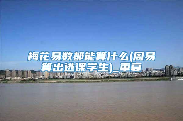 梅花易数都能算什么(周易算出逃课学生)_重复
