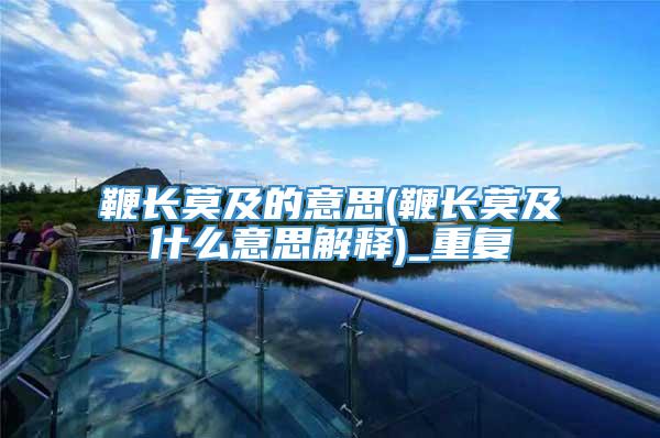 鞭长莫及的意思(鞭长莫及什么意思解释)_重复