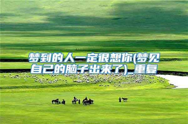 梦到的人一定很想你(梦见自己的脑子出来了)_重复