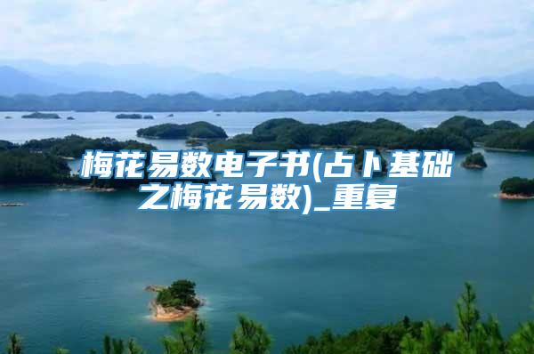 梅花易数电子书(占卜基础之梅花易数)_重复