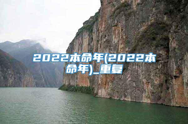 2022本命年(2022本命年)_重复