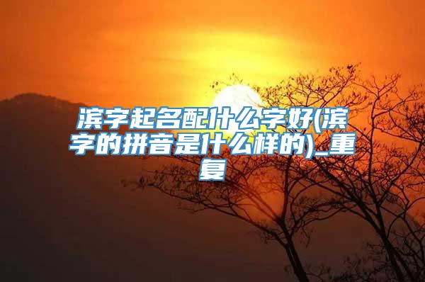 滨字起名配什么字好(滨字的拼音是什么样的)_重复