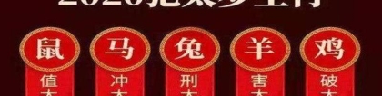 2020年犯太岁运势_重复