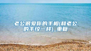 老公很爱你的手相(和老公的手纹一样)_重复