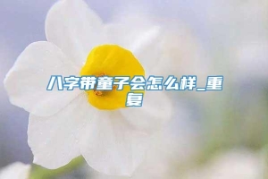 八字带童子会怎么样_重复