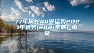 77年属蛇44岁运势2021年运势(2021年底)_重复