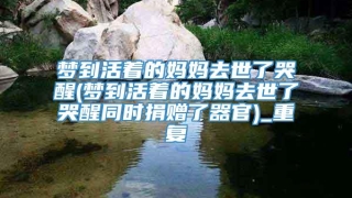 梦到活着的妈妈去世了哭醒(梦到活着的妈妈去世了哭醒同时捐赠了器官)_重复