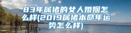 83年属猪的女人婚姻怎么样(2019属猪本命年运势怎么样)