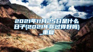 2021年11月25日是什么日子(2021年你过得好吗)_重复