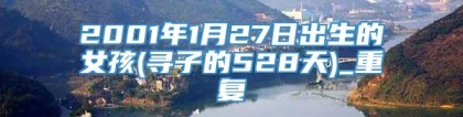 2001年1月27日出生的女孩(寻子的528天)_重复