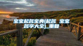 宝宝起名宝典(起名 宝宝名字大全)_重复