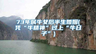 73年属牛女后半生婚姻(凭“牛精神”过上“牛日子”)