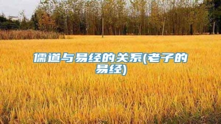 儒道与易经的关系(老子的易经)