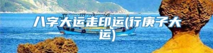 八字大运走印运(行庚子大运)