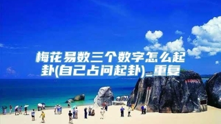 梅花易数三个数字怎么起卦(自己占问起卦)_重复