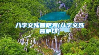 八字文殊菩萨咒(八字文殊菩萨印)