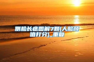 侧脸长痣图解7颗(人脸颜值打分)_重复