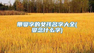 带燮字的女孩名字大全(燮念什么字)