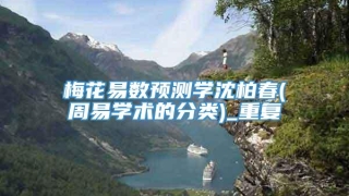 梅花易数预测学沈柏春(周易学术的分类)_重复