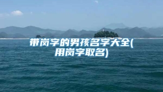 带岗字的男孩名字大全(用岗字取名)