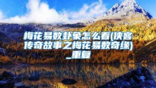 梅花易数卦象怎么看(侠客传奇故事之梅花易数奇缘)_重复